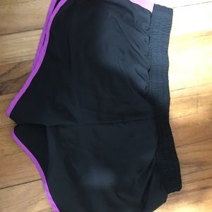 A whole lot of running shorts.